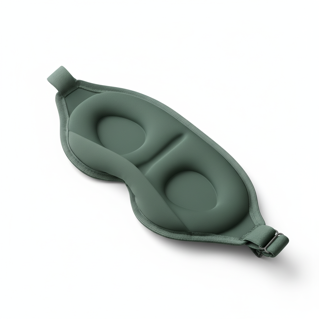 3D Pressure-Free Eye Mask – 100% Light Blocking