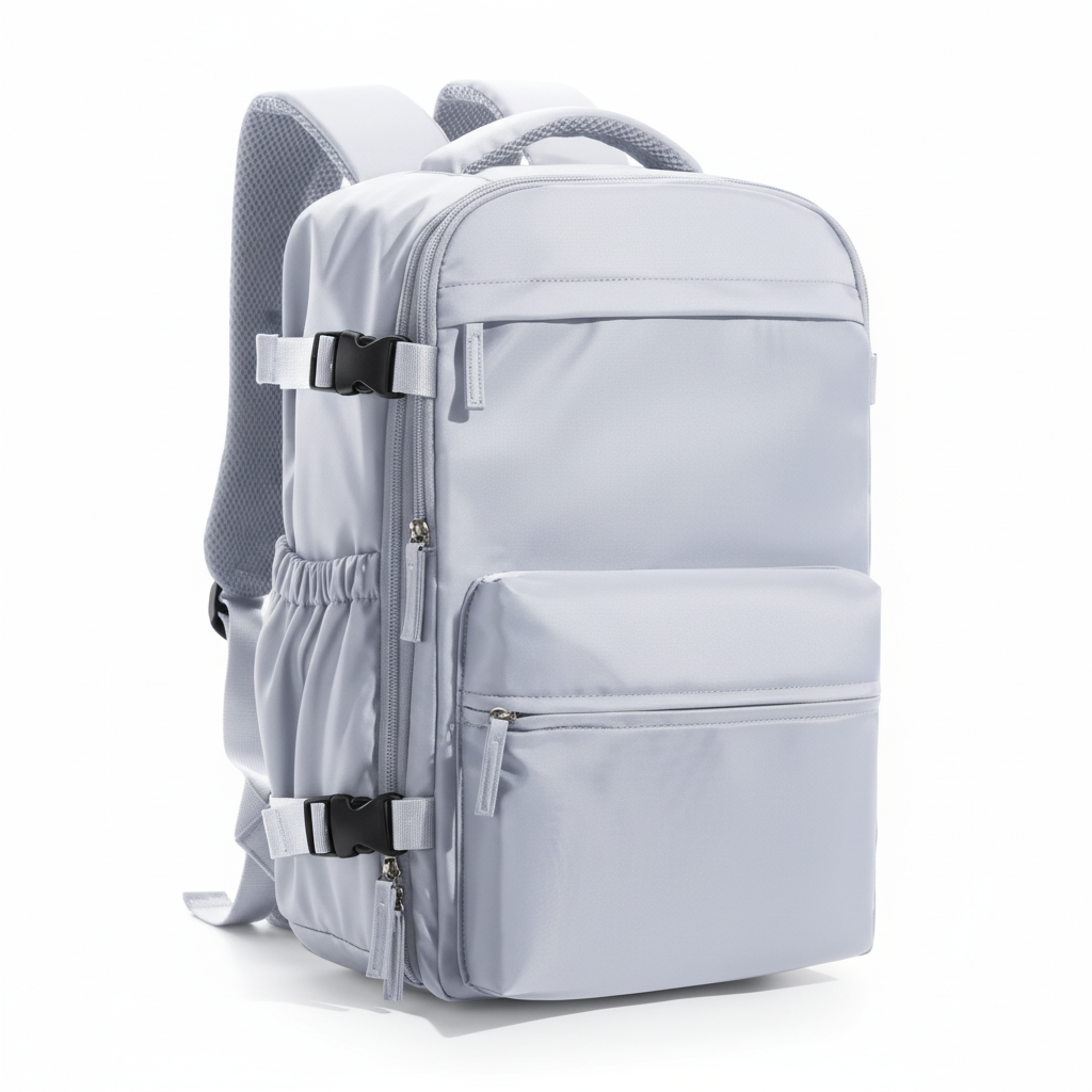 Vacuum Compression Travel Backpack – 15.6” Laptop, Expandable & Waterproof