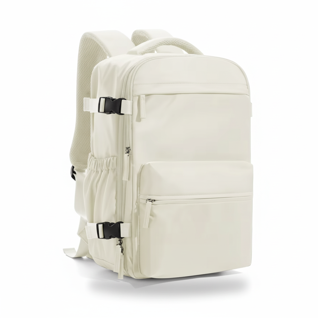 Vacuum Compression Travel Backpack – 15.6” Laptop, Expandable & Waterproof