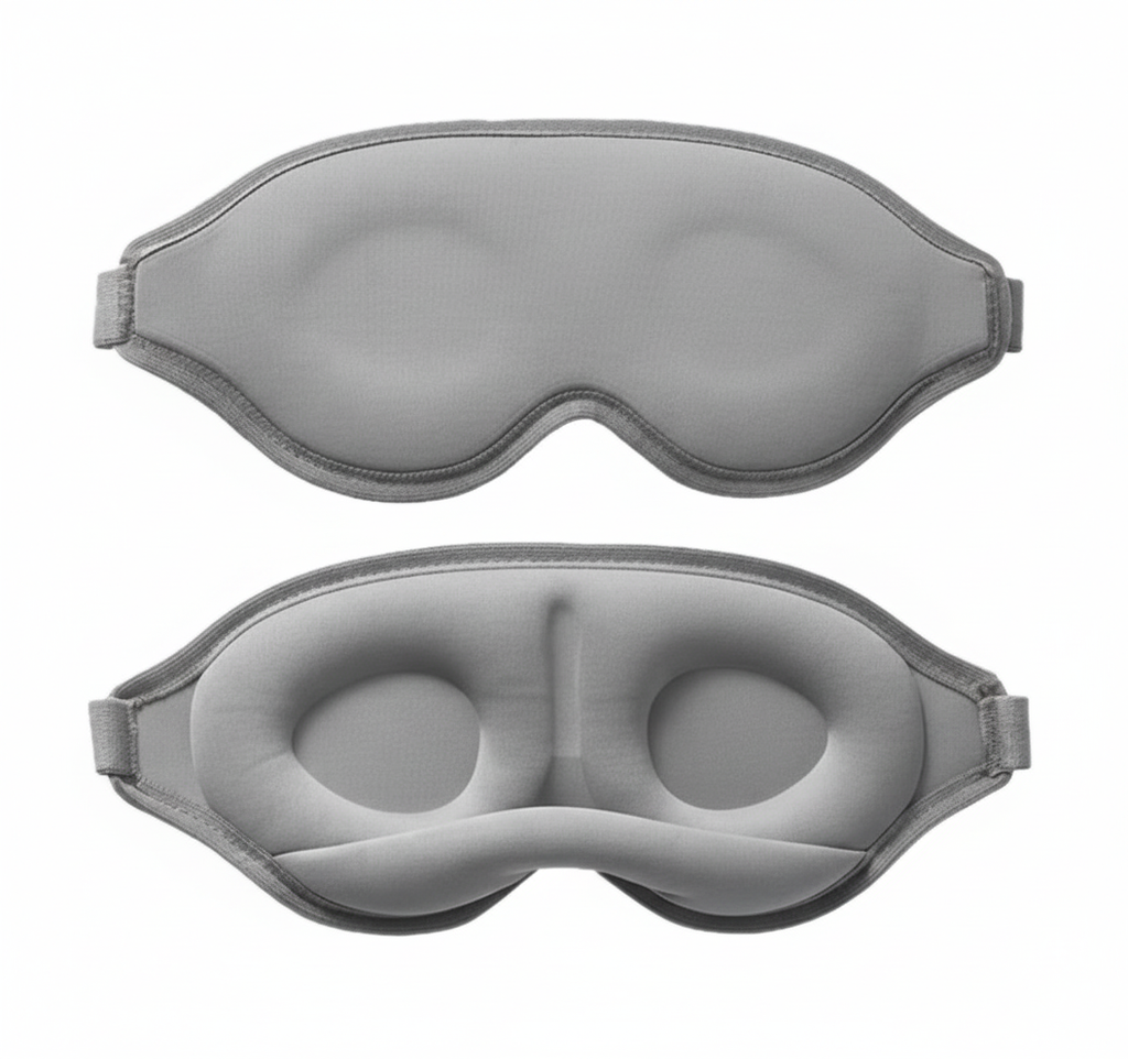 3D Pressure-Free Eye Mask – 100% Light Blocking
