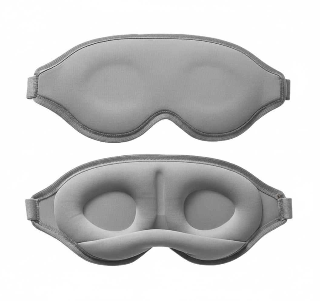 3D Pressure-Free Eye Mask – 100% Light Blocking
