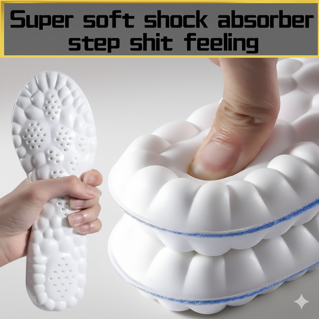 ROORUNS TravelComfort 4D UltraSoft Insoles