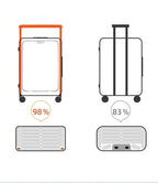 BunnyFly Luggage Trendy Wide Trolley Spinner Outdoor Large Capacity Travel  Suitcase Luggage Universal Wheel Carry on Suitcase