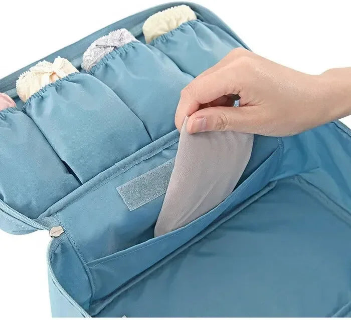 Portable Travel Storage Bag – Bra, Underwear, Toiletry & Cosmetic Organizer Case