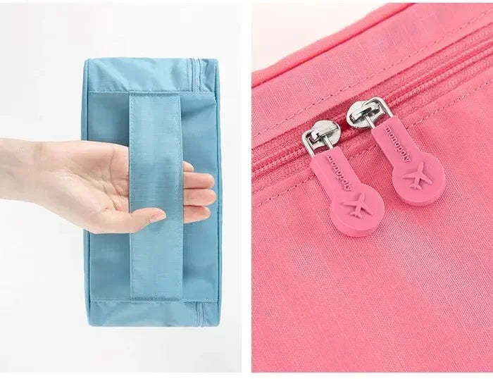 Portable Travel Storage Bag – Bra, Underwear, Toiletry & Cosmetic Organizer Case