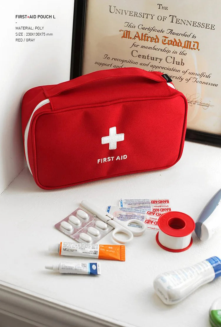 Portable Storage Bag First Aid Emergency Medicine Bag Outdoor Pill Survival Organizer Emergency Kits Package Travel Accessories