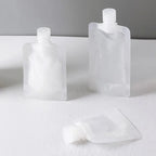 5Pcs Travel Bottles Set – Refillable Squeeze Pouches for Shampoo, Lotion & Liquid Toiletries
