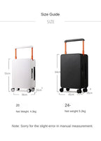 BunnyFly Luggage Trendy Wide Trolley Spinner Outdoor Large Capacity Travel  Suitcase Luggage Universal Wheel Carry on Suitcase