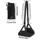 Airplane Footrest with Adjustable Strap – Portable Hammock Leg Rest for Flights & Long Travel