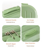 Durable ABS+PC Suitcase Set – Large Capacity Travel Luggage 18/20/22/24/26/28