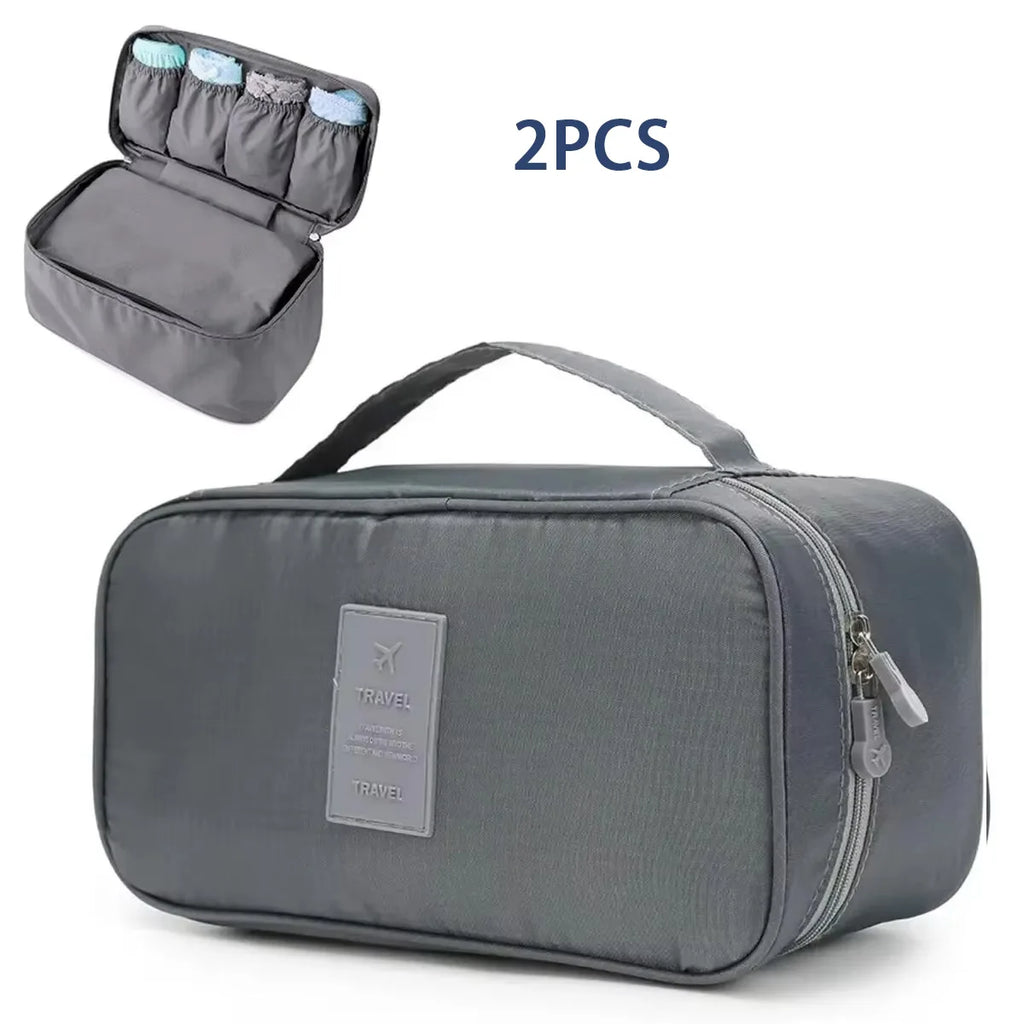 Portable Travel Storage Bag – Bra, Underwear, Toiletry & Cosmetic Organizer Case