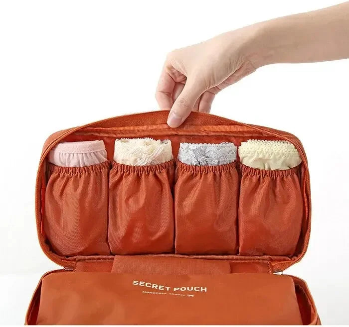 Portable Travel Storage Bag – Bra, Underwear, Toiletry & Cosmetic Organizer Case