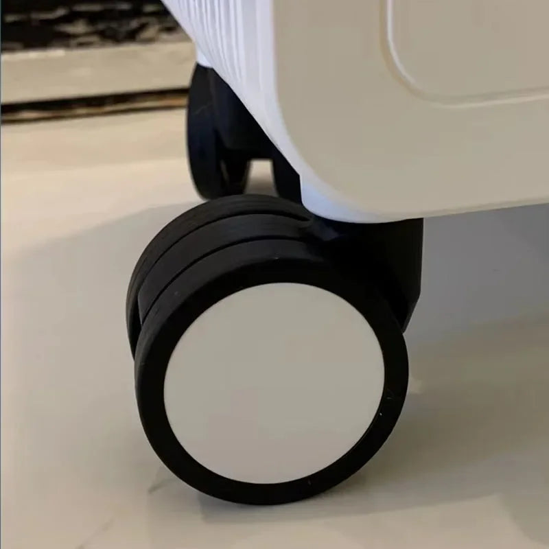 BunnyFly Luggage Trendy Wide Trolley Spinner Outdoor Large Capacity Travel  Suitcase Luggage Universal Wheel Carry on Suitcase