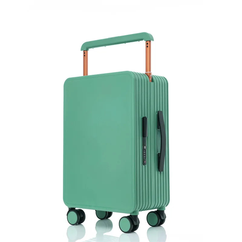 BunnyFly Luggage Trendy Wide Trolley Spinner Outdoor Large Capacity Travel  Suitcase Luggage Universal Wheel Carry on Suitcase
