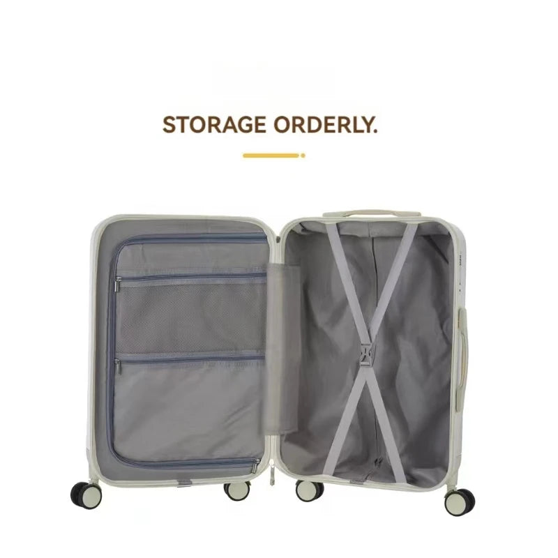 Durable ABS+PC Suitcase Set – Large Capacity Travel Luggage 18/20/22/24/26/28