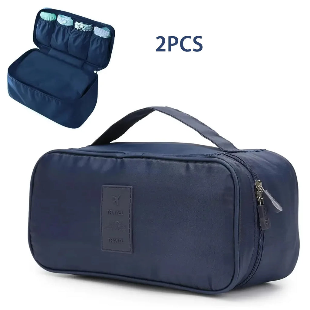 Portable Travel Storage Bag – Bra, Underwear, Toiletry & Cosmetic Organizer Case