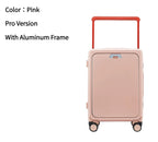 Smart USB-Charging Travel Suitcase Set – Lightweight & Durable (20” / 24”)