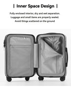 Premium Front-Open Smart Luggage with USB Charging – Large Capacity Travel Suitcase (20”/22”/24”/26”)