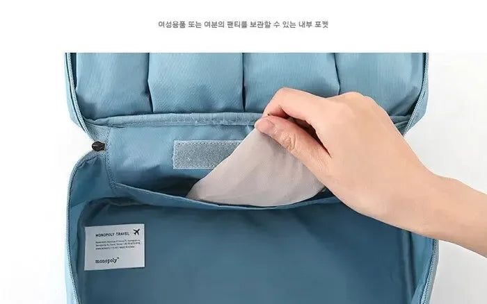 Portable Travel Storage Bag – Bra, Underwear, Toiletry & Cosmetic Organizer Case