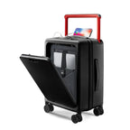 Smart USB-Charging Travel Suitcase Set – Lightweight & Durable (20” / 24”)