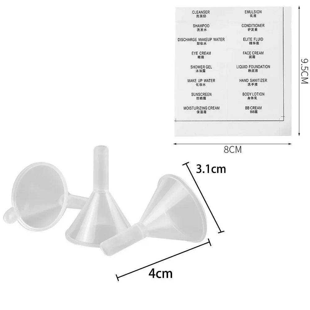 5Pcs Travel Bottles Set – Refillable Squeeze Pouches for Shampoo, Lotion & Liquid Toiletries