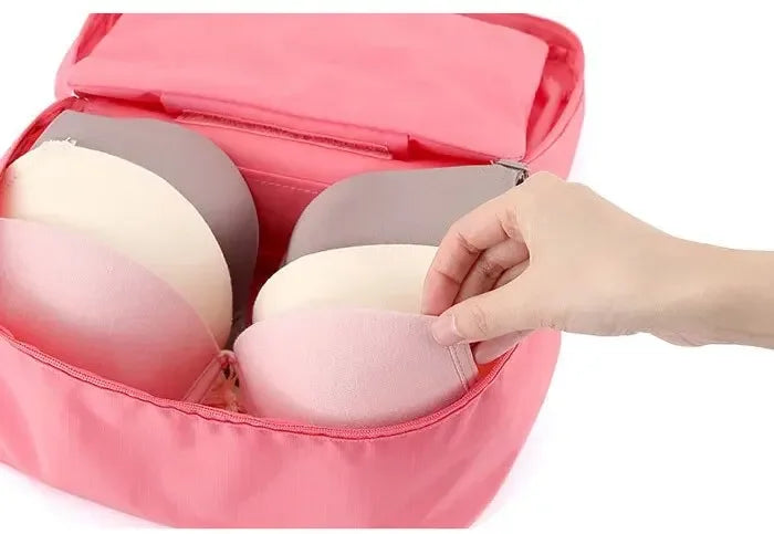 Portable Travel Storage Bag – Bra, Underwear, Toiletry & Cosmetic Organizer Case