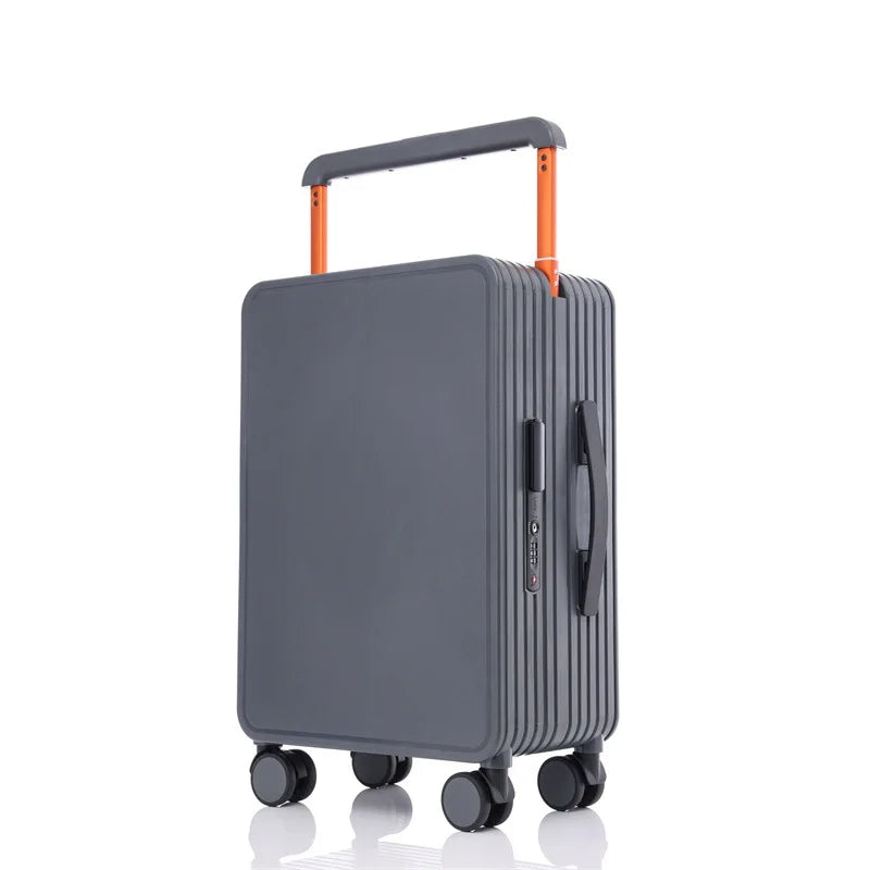 BunnyFly Luggage Trendy Wide Trolley Spinner Outdoor Large Capacity Travel  Suitcase Luggage Universal Wheel Carry on Suitcase