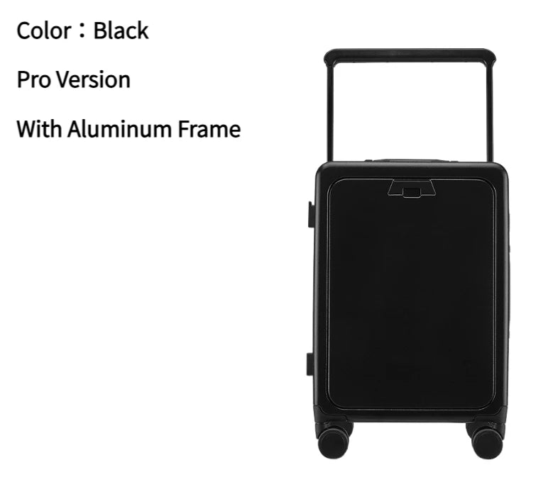 Smart USB-Charging Travel Suitcase Set – Lightweight & Durable (20” / 24”)