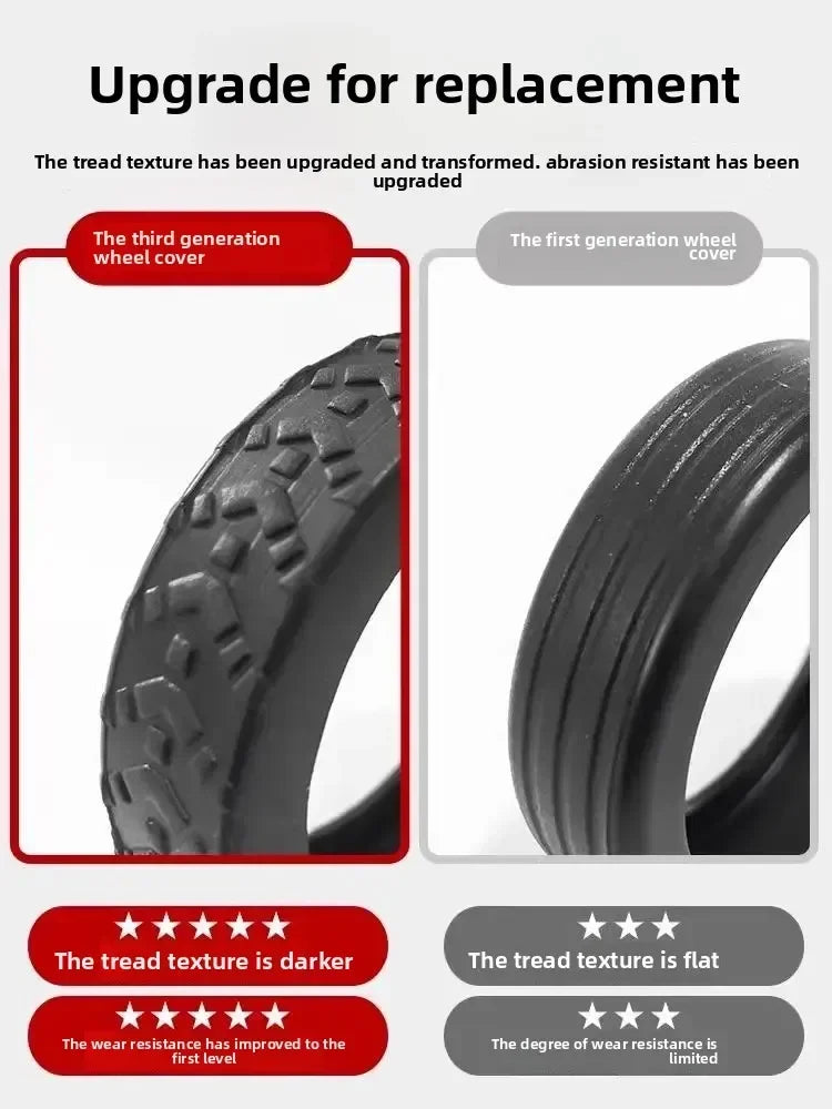 Silicone Luggage Wheel Protectors – Noise-Reducing Caster Covers (8pcs)