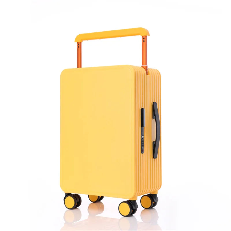 BunnyFly Luggage Trendy Wide Trolley Spinner Outdoor Large Capacity Travel  Suitcase Luggage Universal Wheel Carry on Suitcase