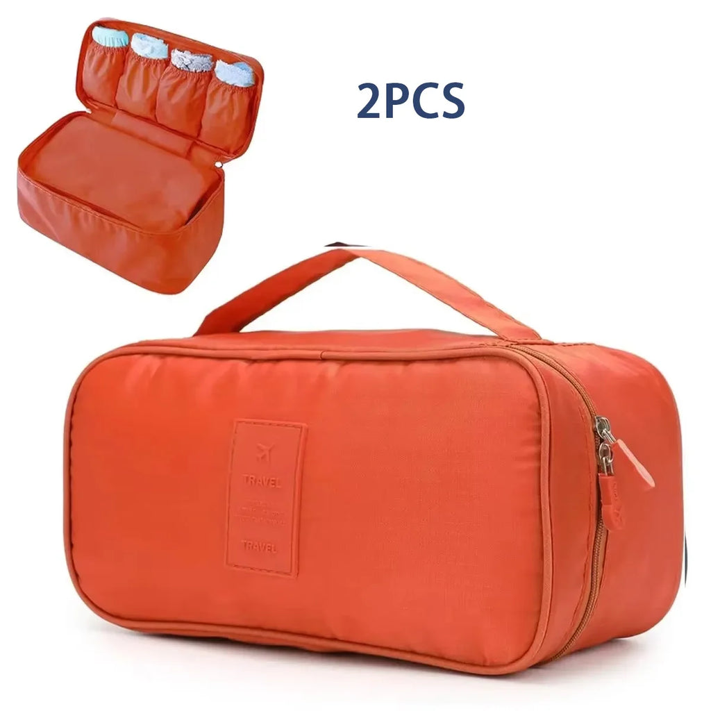 Portable Travel Storage Bag – Bra, Underwear, Toiletry & Cosmetic Organizer Case