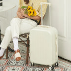 Durable ABS+PC Suitcase Set – Large Capacity Travel Luggage 18/20/22/24/26/28