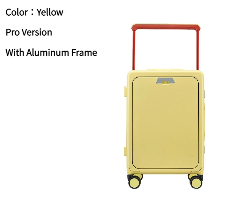 Smart USB-Charging Travel Suitcase Set – Lightweight & Durable (20” / 24”)