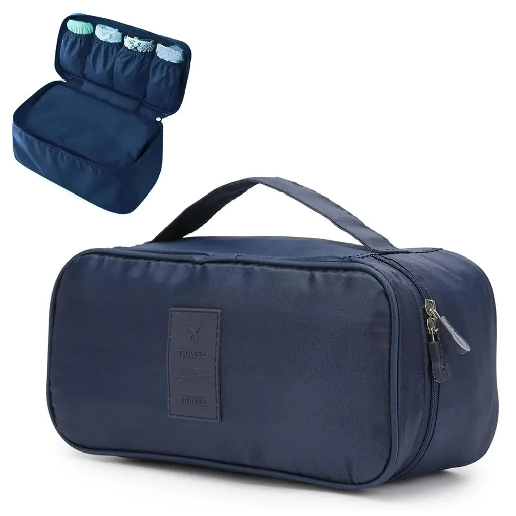 Portable Travel Storage Bag – Bra, Underwear, Toiletry & Cosmetic Organizer Case