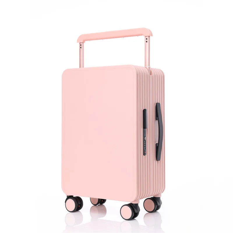 BunnyFly Luggage Trendy Wide Trolley Spinner Outdoor Large Capacity Travel  Suitcase Luggage Universal Wheel Carry on Suitcase