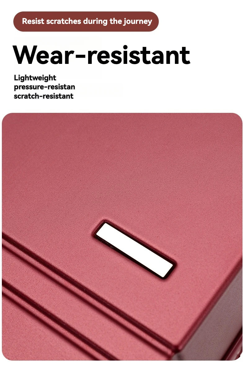 2024 Wide-Handle Smart Suitcase – USB Charging, Large Capacity, Lightweight Travel Luggage (20/24/26")