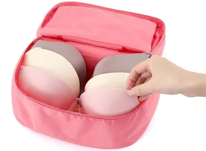 Portable Travel Storage Bag – Bra, Underwear, Toiletry & Cosmetic Organizer Case