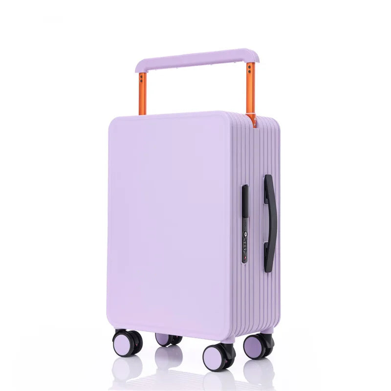 BunnyFly Luggage Trendy Wide Trolley Spinner Outdoor Large Capacity Travel  Suitcase Luggage Universal Wheel Carry on Suitcase