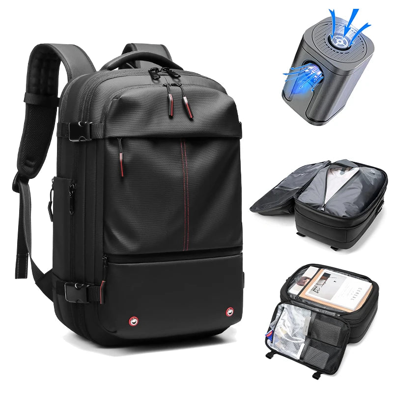 Premium vacuum compression 17 inch Laptop Backpack
