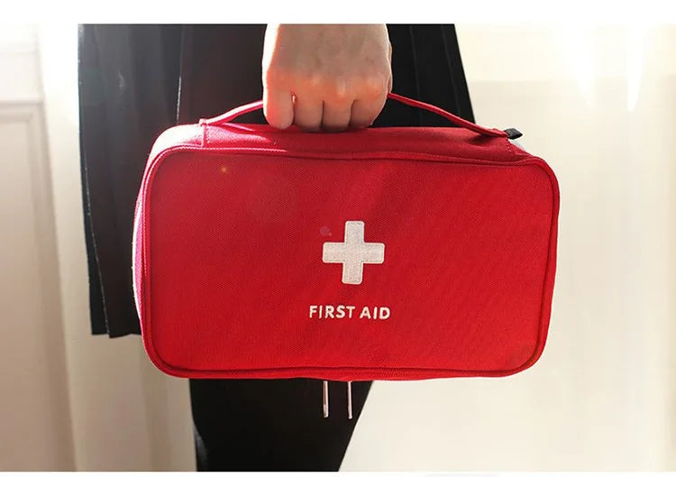 Portable Storage Bag First Aid Emergency Medicine Bag Outdoor Pill Survival Organizer Emergency Kits Package Travel Accessories