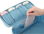 Portable Travel Storage Bag – Bra, Underwear, Toiletry & Cosmetic Organizer Case