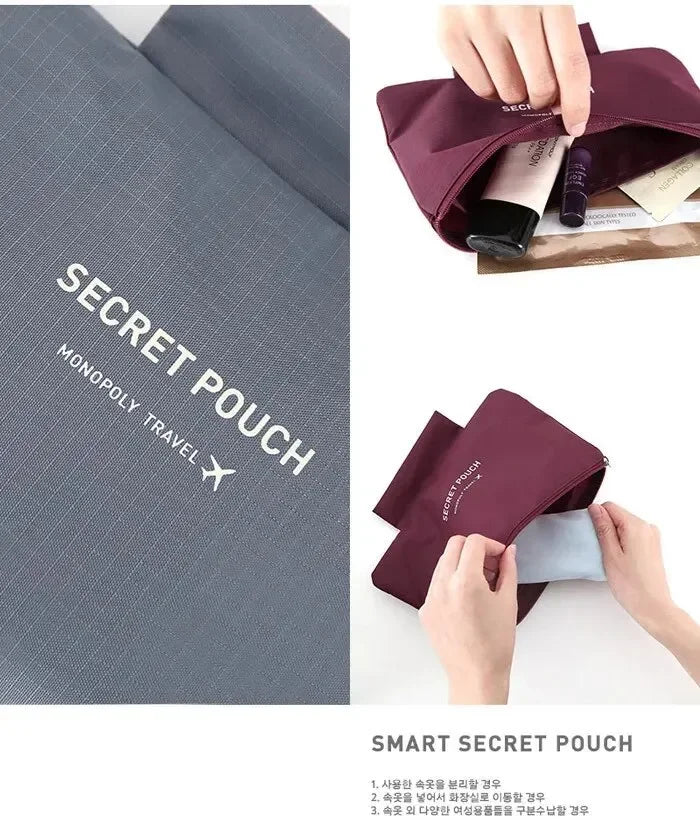 Portable Travel Storage Bag – Bra, Underwear, Toiletry & Cosmetic Organizer Case