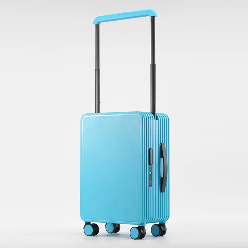 BunnyFly Luggage Trendy Wide Trolley Spinner Outdoor Large Capacity Travel  Suitcase Luggage Universal Wheel Carry on Suitcase